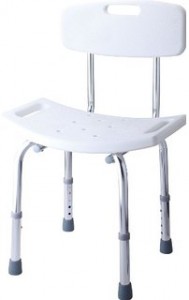 Silla de aluminio para baño o ducha